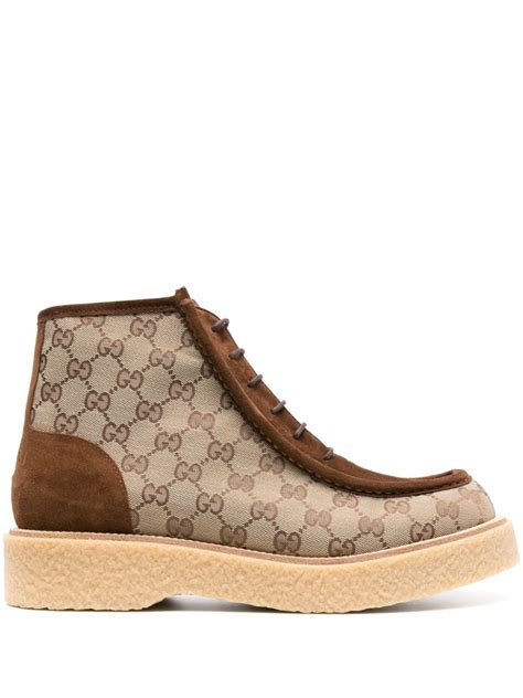 gucci supreme lace up boots|Gucci formal shoes.